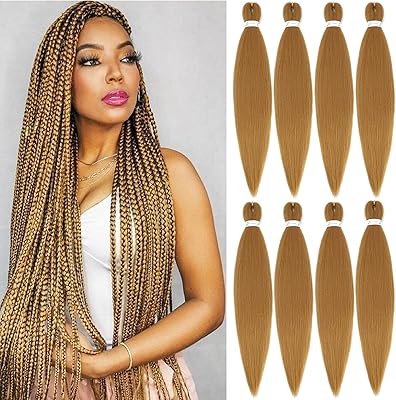 Cheveux tressés blonds pré-étirés 30 pouces 8 paquets de cheveux professionnels pour tresses. DIAYTAR COTE D'IVOIRE est une boutique en ligne généraliste qui propose plus de 300 000 références de produits, offrant ainsi une grande variété de choix à ses clients. En tant que leader en Côte d'Ivoire, elle met en avant les produits locaux tout en proposant des marques internationales de qualité. DIAYTAR COTE D'IVOIRE se distingue par sa livraison rapide et fiable.