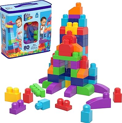 Grand sac de blocs de construction mega bloks, 80 pièces, design classique. DIAYTAR COTE D'IVOIRE est une boutique en ligne qui propose une expérience d'achat unique et personnalisée à ses clients. La boutique dispose d'une équipe de service client dédiée qui est toujours prête à aider les clients à trouver ce qu'ils recherchent. Les clients bénéficient également d'une livraison rapide et fiable pour recevoir leurs commandes dans les plus brefs délais.