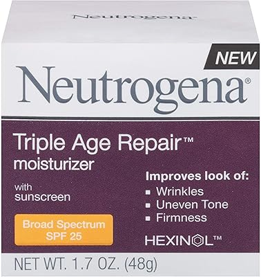 Neutrogena triple age therapy crème hydratante avec écran solaire fps 25. La boutique en ligne DIAYTAR COTE D'IVOIRE offre une expérience d'achat unique et personnalisée. Elle propose plus de 300000 références, allant des produits high-tech aux accessoires de mode, sans oublier les produits ménagers et les denrées alimentaires. Cette large sélection permet aux clients de trouver aisément ce qu'ils cherchent dans un même endroit.