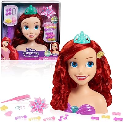 Tête à coiffer ariel avec motif princesse disney, 18 pièces, jeu de simulation sous licence officielle pour enfants à partir de 3 ans, cadeaux et cadeaux de just play. DIAYTAR COTE D'IVOIRE est une boutique en ligne généraliste proposant plus de 300 000 références de produits, faisant d'elle le leader du marché ivoirien. Elle offre une large gamme de produits afin de satisfaire les besoins de sa clientèle. DIAYTAR COTE D'IVOIRE se distingue par sa qualité de service et sa livraison rapide.