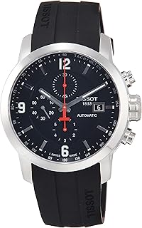 Pour hommes t0554271705700 prc 200 black swiss montre automatique, noir/argent, taille unique, prc