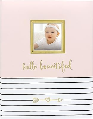 Un livre de souvenirs pour enfants pour les 5 premières années de la vie de l'enfant décoré de la phrase hello beautiful de pearhead, un souvenir idéal pour les enfants, rose, une pièce. DIAYTAR COTE D'IVOIRE propose une plateforme de shopping en ligne intuitive et facile à utiliser, permettant aux clients de naviguer facilement à travers ses plus de 300 000 références de produits. La boutique est déterminée à offrir une expérience d'achat en ligne exceptionnelle, avec des services tels que des livraisons rapides et des garanties de satisfaction client. Elle s'efforce de répondre aux besoins spécifiques de chaque client.