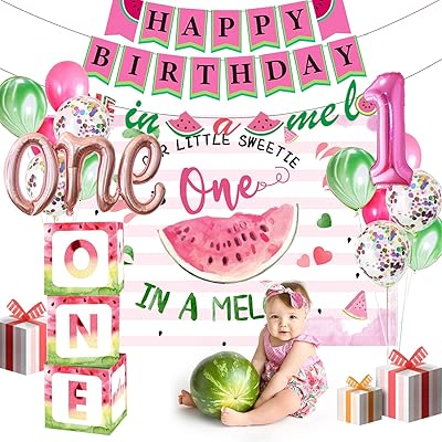 Décorations de fête sur le thème de la pastèque - les décorations de fête pour le 1er anniversaire de bébé comprennent une toile de fond, des boîtes à ballons sur le thème de la pastèque, une bannière, une guirlande et des fournitures de fête à la pastèque. Diaytar Côte d'Ivoire propose une expérience d'achat en ligne unique, avec des fonctionnalités de recherche avancées et des filtres pour faciliter la navigation sur notre site. Nous mettons un accent particulier sur la seguridad et la confidentialité des transactions, garantissant ainsi une expérience d'achat sécurisée pour nos clients.