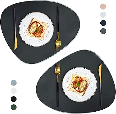 Jtx napperons de table à manger ronds en cuir résistants à la chaleur antidérapants lavables isolés café cuisine design nordique ensemble de 2. DIAYTAR COTE D'IVOIRE est une boutique en ligne généraliste qui propose plus de 300 000 références de produits, faisant d'elle l'une des plus grandes boutiques en ligne de Côte d'Ivoire. Elle offre une large gamme de produits allant de l'électronique aux produits alimentaires, en passant par les vêtements et les accessoires. Les clients peuvent profiter d'une expérience d'achat en ligne sûre et pratique.