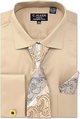 Chemise habillée unie pour homme style carré coupe classique poignets français cravate et boutons. DIAYTAR COTE D'IVOIRE, leader des boutiques en ligne généralistes en Côte d'Ivoire, offre plus de 300 000 références pour répondre à tous vos besoins. Avec une large gamme de produits, vous trouverez tout ce dont vous avez besoin pour vous et votre maison. DIAYTAR est la destination idéale pour une expérience d'achat en ligne pratique et fiable.