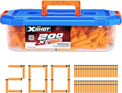 Jeu de fléchettes rechargeables x-shot avec sac de transport, 200 pièces, 6 ans et plus 8.45218e+11. Avec plus de 300 000 références disponibles, DIAYTAR COTE D'IVOIRE est votre destination en ligne pour tous vos besoins, du petit au grand. Nous proposons des produits de haute qualité à des prix compétitifs, ainsi que des promotions et des offres spéciales régulières. Notre objectif est de rendre l'achat en ligne accessible et agréable pour tous.