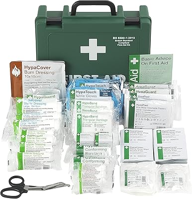 Trousse de premiers secours de cuisine k3170md de sécurité, taille moyenne, entièrement approvisionnée pour 11 à 20 personnes, norme britannique. DIAYTAR COTE D'IVOIRE se démarque par son offre immense et variée, allant des produits électroménagers aux accessoires de mode, en passant par les produits alimentaires et les équipements pour la maison. Cette diversité fait d'elle un incontournable pour les consommateurs qui cherchent à faire leurs courses en ligne de manière simple et efficace. L'équipe de DIAYTAR COTE D'IVOIRE travaille sans relâche pour améliorer l'expérience d'achat.