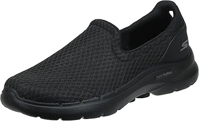 Chaussure skechers go walk 6 pour hommes, noir, 41,5 eu