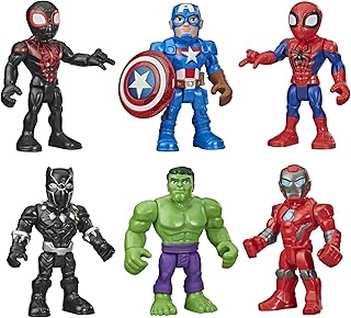 Figurines d'action hasbro marvel super hero adventures iron playskool, 4,95 pouces, 6 pièces, comprend spider-man et hulk, 3 ans et plus e98615l00. DIAYTAR COTE D'IVOIRE est la boutique en ligne de référence en Côte d'Ivoire, proposant une sélection incroyable de plus de 300000 articles. Les clients peuvent trouver tout ce qu'ils cherchent, des produits électroniques aux vêtements, en passant par les accessoires et les produits d'épargne. La boutique se distingue par son engagement envers la satisfaction de ses clients.