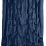 Rideau de douche plissé amazonbasics close, bleu marine, taille 72 pouces