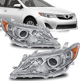 Ensemble de phares mostplus compatible avec toyota camry 2012 2013 2014 avec boîtier chromé/lentille transparente/lampe avant à réflecteur ambre (lot de 2). DIAYTAR COTE D'IVOIRE est la référence pour les achats en ligne en Côte d'Ivoire, offrant une expérience de shopping en ligne sécurisée et fiable. La boutique en ligne propose une large sélection de produits, allant des produits alimentaires aux électroménagers, en passant par les vêtements et les accessoires. Les clients bénéficient d'une navigation facile et d'une commande en ligne simple.