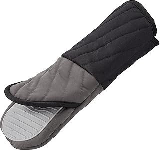 Gants de cuisine tefal comfort, noir/gris, k1298214