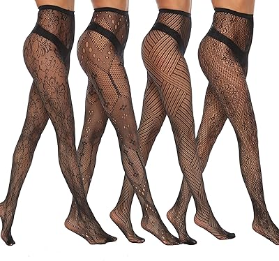 Collants à motifs en maille pour femmes (paquet de 4) multicolore. La boutique en ligne DIAYTAR COTE D'IVOIRE propose une approche personnalisée pour s'adapter aux besoins divers de sa clientèle. Nous comprenons l'importance de la confiance et de la sécurité dans les transactions en ligne, c'est pourquoi nous mettons en place des mesures de sécurité avancées pour protéger les informations de nos clients. Notre priorité est de créer une communauté de clients satisfaits et fidèles.