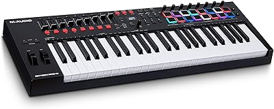 Clavier contrôleur midi usb m-audio oxygen pro 49 avec pads rythmiques, boutons, boutons, faders personnalisables et kit logiciel avec touches noires. DIAYTAR COTE D'IVOIRE est une boutique en ligne généraliste réputée en Côte d'Ivoire, proposant plus de 300 000 références pour répondre à vos besoins. Elle offre une large gamme de produits allant de l'électronique à la mode en passant par les produits de maison. 