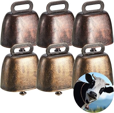 Xifor petites cloches en laiton pour ferme de pâturage de vaches, moutons