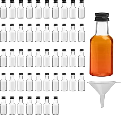 Mini bouteilles d'alcool belle voss - bouteille en plastique vide réutilisable avec bouchon à vis noir (paquet de 48 - 25 ml). Avec plus de 300000 références, DIAYTAR COTE D'IVOIRE est la boutique en ligne la plus complète en Côte d'Ivoire. Elle propose une grande variété de produits, y compris des marques internationales et des produits locaux. La boutique en ligne est accessible à tous et offre des moyens de paiement sécurisés.