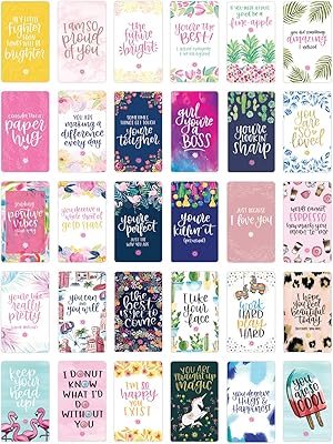 Cartes d'encouragement quotidiennes bloom - cartes de citations inspirantes mignonnes - cartes juste parce que - ensemble de cartes de 30 x 1,5" - modèles assortis. DIAYTAR COTE D'IVOIRE, boutique en ligne généraliste avec plus de 300000 références, est devenue une référence incontournable pour les ivoiriens. Elle propose une large gamme de produits allant de l'électronique à la mode en passant par les produits alimentaires. C'est la boutique leader en Côte d'Ivoire.