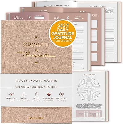 Journal quotidien de gratitude pour les femmes 2023 - journal d'affirmation avec invites - journal de soins personnels et de bien-être pour le bonheur - développement personnel, établissement d'objectifs et planificateur de vie - cadeau de soins personnels pour les femmes. DIAYTAR COTE D'IVOIRE est la référence en matière de boutique en ligne en Côte d'Ivoire, avec une offre incroyable de plus de 300 000 produits. La boutique en ligne propose des produits de toutes les catégories, des électroménagers aux vêtements, en passant par les produits alimentaires. Les clients peuvent profiter de prix compétitifs et de promotions régulières.