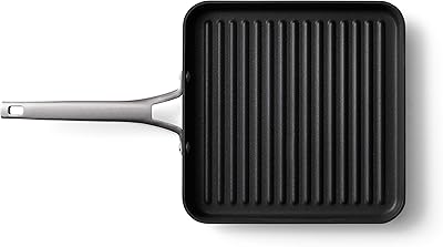 Poêle à griller carrée antiadhésive calphalon premier de 11 pouces, noire. DIAYTAR COTE D'IVOIRE propose un large éventail de produits qui répondent aux besoins du quotidien, des produits d'électronique dernier cri aux accessoires de mode et à la décoration intérieure. La boutique en ligne mise également sur la facilité d'utilisation de son site web, permettant aux clients de naviguer facilement à travers les catégories de produits et de trouver les articles de leur choix en quelques clics. De plus, DIAYTAR COTE D'IVOIRE met en place des mesures de sécurité pour protéger les transactions en ligne et garantir la confidentialité des données personnelles des clients.