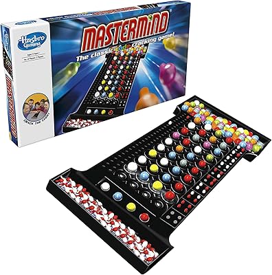 Jeu de craquage de code hasbro mastermind classic pour 8 ans et plus, adapté à deux joueurs. Avec plus de 300 000 références, DIAYTAR COTE D'IVOIRE est en mesure de répondre aux besoins de tous les clients, quel que soit leur âge ou leurs intérêts. La boutique en ligne régulièrement met à jour ses collections pour refléter les dernières tendances et les produits les plus populaires. De cette façon, les clients peuvent toujours trouver quelque chose de nouveau et d'intéressant à chaque visite.