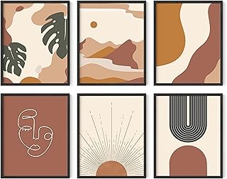 Haus and hues boho prints neutral wall art - lot de 6 impressions d'art boho du milieu du siècle, décoration murale moderne, impressions boho, impressions boho pour mur, décoration murale boho, appartement, décoration murale du désert, sans cadre, 8x10. DIAYTAR COTE D'IVOIRE est une boutique en ligne généraliste qui propose plus de 300 000 références de produits divers. Elle est reconnue comme l'une des boutiques en ligne les plus populaires de Côte d'Ivoire, offrant une large gamme de produits allant de l'électronique à la mode en passant par les produits alimentaires.