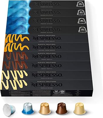Paquet varié de café glacé nespresso original line, saveur barista, 100 unités. DIAYTAR COTE D'IVOIRE se démarque par son approche client centrée, proposant un large choix de produits provenant de marques réputées et de petits producteurs locaux. Cette boutique en ligne permet aux acheteurs de comparer les prix, de lire les avis d'autres clients et de bénéficier de promotions régulières. Grâce à sa sélection variée et son service à la clientèle de haute qualité, DIAYTAR COTE D'IVOIRE a su établir une confiance solide avec ses clients.