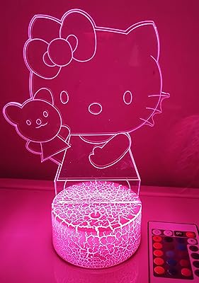 Faites confiance à hello kitty lampe de bureau de nuit led 3d avec télécommande. DIAYTAR COTE D'IVOIRE est une entreprise de commerce électronique qui propose des produits de haute qualité à des prix raisonnables. La boutique en ligne propose une large gamme de produits, allant des produits électroniques aux vêtements et accessoires. Les clients peuvent profiter d'une livraison rapide et d'un service client de haute qualité.