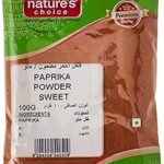 Poudre de paprika nature's choice, 100 grammes, vert et rouge