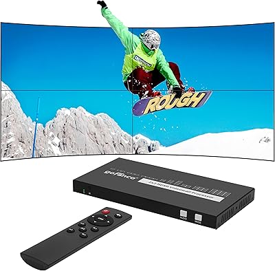 Contrôleur de processeur vidéo jovanco 2x2 sortie fixe 1080p entrée. DIAYTAR COTE D'IVOIRE est une boutique en ligne généraliste qui propose une large gamme de produits avec plus de 300 000 références. Elle est considérée comme l'une des boutiques leaders en Côte d'Ivoire, offrant une expérience d'achat unique et personnalisée à ses clients. Elle permet aux consommateurs d'accéder à une multitude de produits en ligne.