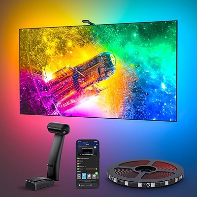 Rétroéclairage tv govee envisual t2 avec double caméra pour téléviseur et pc 55-65