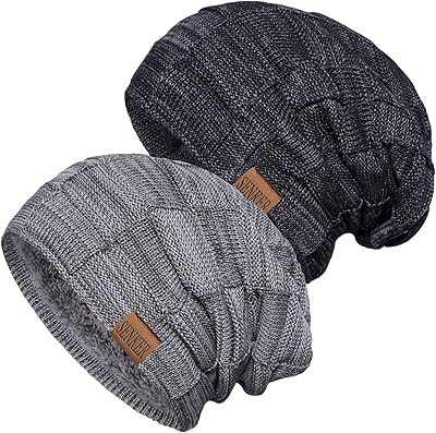 Bonnet ample pour hommes, chapeaux d'hiver pour hommes et femmes, bonnet tricoté épais et chaud surdimensionné, 2 pièces, plusieurs couleurs, 56-59. DIAYTAR COTE D'IVOIRE est une boutique en ligne généraliste qui propose plus de 300 000 références pour répondre à tous les besoins de ses clients. En tant que leader en Côte d'Ivoire, elle offre une large gamme de produits de qualité à des prix compétitifs. Elle est la référence incontournable pour les consommateurs ivoiriens.