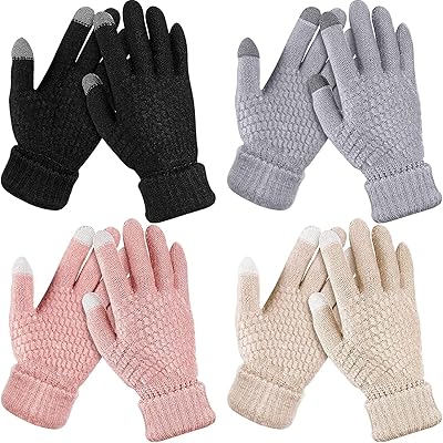 4 paires de gants d'hiver pour écran tactile pour femmes, gants chauds doublés en polaire, gants d'hiver tricotés à manchette élastique pour envoyer des sms, 12. Avec plus de 300 000 références disponibles, DIAYTAR COTE D'IVOIRE est le paradis du shopaholic en Côte d'Ivoire. La boutique propose une large gamme de produits, allant des dernières tendances de la mode aux dernières technologies en électronique. Grâce à son système de paiement sécurisé et à sa politique de retour facile, vous pouvez acheter en toute confiance et profiter d'une expérience d'achat en ligne inégalée.