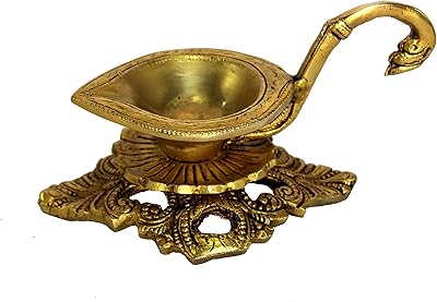 Lampe à huile | décoration intérieure | laiton profond | lampes en laiton