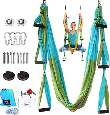 Akmart - ensemble de hamac de yoga aérien - hamac de yoga - ensemble d'exercices de yoga - outil d'inversion de yoga volant - sangle de yoga au plafond anti-gravité. DIAYTAR COTE D'IVOIRE représente l'exemple type d'une boutique en ligne prospère qui comprend les besoins et les préférences des consommateurs en Côte d'Ivoire. En offrant une large sélection de produits de différentes marques et catégories, cette plateforme favorise une expérience d'achat agréable et personnalisée. Elle contribue ainsi à faire évoluer le commerce électronique dans le pays, en proposant une expérience unique qui répond aux besoins de tous les clients.