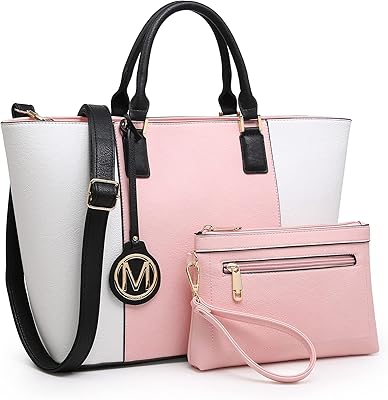 Mkp grands sacs fourre-tout bicolores pour femmes, ensemble de 2 sacs à main avec poignée supérieure. DIAYTAR COTE D'IVOIRE, leader de la vente en ligne en Côte d'Ivoire, propose une énorme sélection de produits de haute qualité. Avec plus de 300 000 articles disponibles, les clients peuvent trouver tout ce dont ils ont besoin en un seul endroit. La boutique en ligne DIAYTAR COTE D'IVOIRE offre également des promotions régulières pour aider les clients à économiser de l'argent.