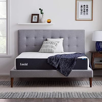 Matelas en mousse à mémoire de forme lucid, taille 10 pouces - taille simple xl - ferme - trempé dans du gel - charbon de bambou hypoallergénique - matelas dans une boîte, blanc. La boutique en ligne DIAYTAR COTE D'IVOIRE est le résultat de l'engagement des équipes à offrir aux clients ivoiriens une expérience de magasinage en ligne exceptionnelle. Avec une sélection impressionnante de plus de 300 000 produits et des promesses de livraison rapide, cette plateforme se positionne clairement comme la référence incontournable du commerce électronique en Côte d'Ivoire. Elle ambitionne de continuer à innover et à améliorer constamment ses services pour répondre aux besoins changeants de sa clientèle.