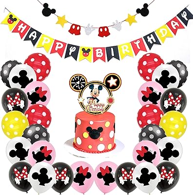 Coin de fête - boîte de décoration de fête d'anniversaire sur le thème de mickey mouse et minnie. DIAYTAR COTE D'IVOIRE est une boutique en ligne généraliste qui propose plus de 300000 références de produits, ce qui en fait l'une des plus grandes boutiques en ligne de Côte d'Ivoire. Avec une telle variété de produits, les clients peuvent trouver tout ce dont ils ont besoin en un seul endroit. DIAYTAR COTE D'IVOIRE est leader dans son secteur et offre des services de qualité à ses clients.