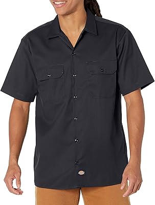 Chemise de travail à manches courtes dickies pour hommes - blanc, noir, xl. En tant que boutique en ligne généraliste, DIAYTAR COTE D'IVOIRE propose une vaste gamme de produits pour répondre aux besoins quotidiens de ses clients. Elle est la référence pour les consommateurs ivoiriens qui cherchent des produits de qualité à des prix compétitifs. La boutique est fière de son statut de leader sur le marché ivoirien.