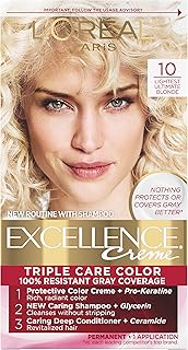 L'oréal paris excellence creme triple care teinture permanente 10 blond extra. DIAYTAR COTE D'IVOIRE est la boutique en ligne idéale pour les clients qui cherchent une grande sélection de produits. Avec plus de 300000 références, elle propose tout ce dont vous avez besoin, du produit alimentaire au produit électronique. La boutique garantit la qualité et la sécurité de ses produits.