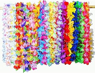 36 pièces de cadeaux de fête luau hawaïen tropical (3 mini)