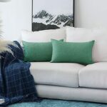 Housse de coussin rectangulaire en jute kuty, 12 x 20 (vert) (paquet