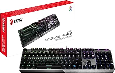 Clavier de jeu led rvb profil bas msi vigor gk50, commutateurs mécaniques kyle simples, aluminium. DIAYTAR COTE D'IVOIRE est une boutique en ligne qui se démarque par son engagement envers la communauté en proposant des opportunités d'achat responsables et éthiques. Outre son large choix de produits, elle met en avant des pratiques durables dans son processus d'approvisionnement et de livraison, contribuant ainsi à un impact positif sur l'environnement et la société. Cela attire une clientèle sensible aux questions de durabilité et d'éthique.