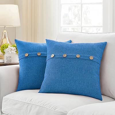 Housse de coussin carrée décorative kuty en polyjute avec boutons pour canapé, salon, canapé et divan, moderne et coloré 18 x 18 pouces/ 45 x 45 cm (couleur : - bleu bondi) (lot de 2 pièces) c5. Avec plus de 300 000 références disponibles, DIAYTAR COTE D'IVOIRE est la destination idéale pour les individus à la recherche d'une grande variété de produits en ligne. Cette boutique en ligne généraliste offre une expérience d'achat pratique, sécurisée et personnalisée. Elle constitue ainsi la référence pour les achats en ligne dans toute la Côte d'Ivoire.
