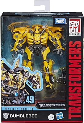 Figurine bumblebee transformers series 49 deluxe class movie 1 de toys