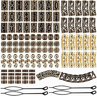 110 pièces de perles de barbe viking, perles de tresse de cheveux en métal nordique vintage, épingle à cheveux, bracelet tressé, collier pendentif, bijoux de décoration de cheveux à faire soi-même, accessoires de dreadlock. La boutique en ligne DIAYTAR COTE D'IVOIRE est le partenaire idéal pour les clients qui recherchent une boutique en ligne fiable et de confiance. Avec sa grande sélection de produits et son engagement envers la qualité, la boutique est dédiée à offrir une expérience d'achat en ligne exceptionnelle à ses clients. Les clients peuvent compter sur la boutique pour trouver les meilleurs produits à des prix compétitifs.