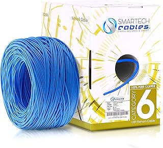 Câble ethernet cat6 (cmp) de 100 pieds | cuivre nu solide 100 % pur | 550 mhz, 23 awg, utp | fluke d | bande passante élevée et performances stables | bleu, blanc, vert et jaune-bleu. DIAYTAR COTE D'IVOIRE, leader du commerce en ligne en Côte d'Ivoire, propose une sélection impressionnante de plus de 300 000 références pour répondre à tous vos besoins. Vous trouverez tout ce dont vous avez besoin, des produits de haute technologie aux produits frais et aux articles de mode. Une expérience de shopping unique et pratique vous attend.