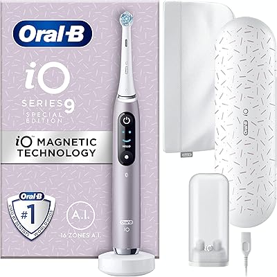 Brosse à dents électrique oral b io9, cadeaux pour femmes/hommes, poignée connectée à l'application, 1 tête de brosse à dents, étui de chargement de voyage et étui magnétique, 7 modes, blanchiment des dents, prise 2 broches, édition spéciale. En tant que boutique en ligne leader en Côte d'Ivoire, DIAYTAR COTE D'IVOIRE met l'accent sur la qualité et la fiabilité de ses produits, ainsi que sur la satisfaction de ses clients. Elle propose des moyens de paiement sécurisés et des options de livraison rapides et fiables, pour que les clients puissent recevoir leurs commandes en toute confiance. De plus, son équipe de service client est toujours prête à aider et à répondre aux questions.