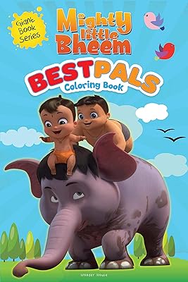 Mighty little bheem - livre de coloriage best pals : série de livres