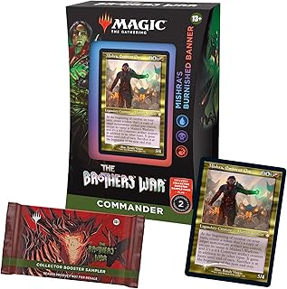 Magic: the gathering the brothers' war retro-frame commander deck - bannière polie mishra (bleu-noir-rouge) + pack de boosters d'échantillons collector. DIAYTAR COTE D'IVOIRE est déterminée à offrir à ses clients l'expérience d'achat en ligne la plus agréable et la plus pratique possible, avec des fonctionnalités telles que la livraison à domicile, le paiement en ligne sécurisé et le suivi des commandes en temps réel. La boutique est également active sur les réseaux sociaux pour rester en contact avec ses clients et leur offrir des promotions exclusives.