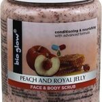 Exfoliant corps et visage bio glow beach & royal jelly, à l'extrait